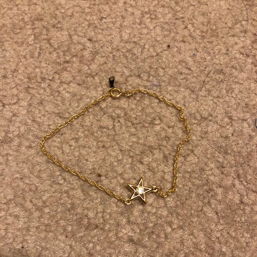 gold star anklet